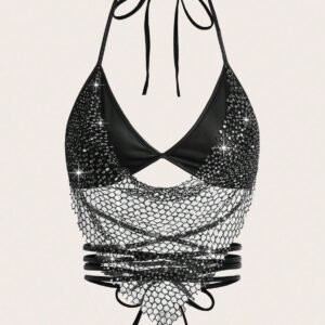SHEIN ICON Halter Crop Top